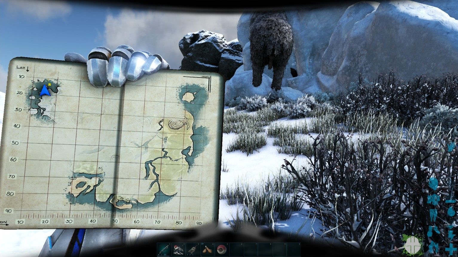 方舟生存进化雪山矿洞怎么走