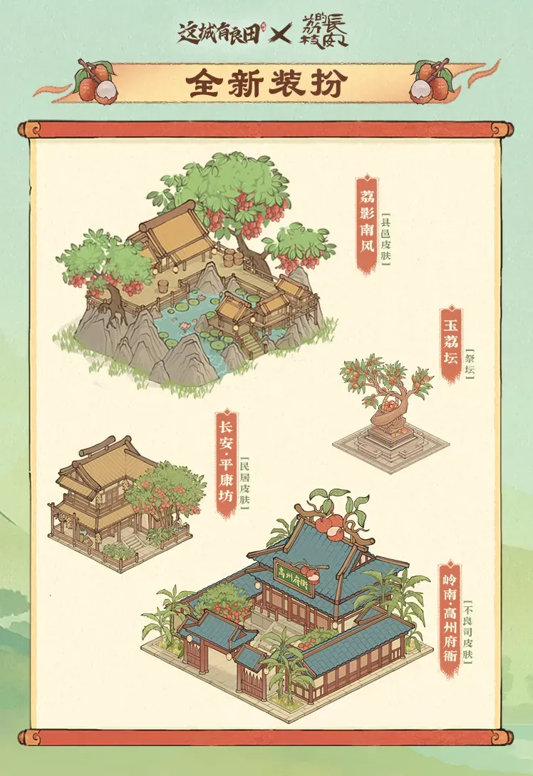 这城有良田长安的荔枝联动活动玩法奖励一览