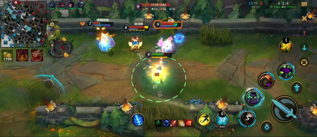 英雄联盟手游蒙多如何从团战脱身