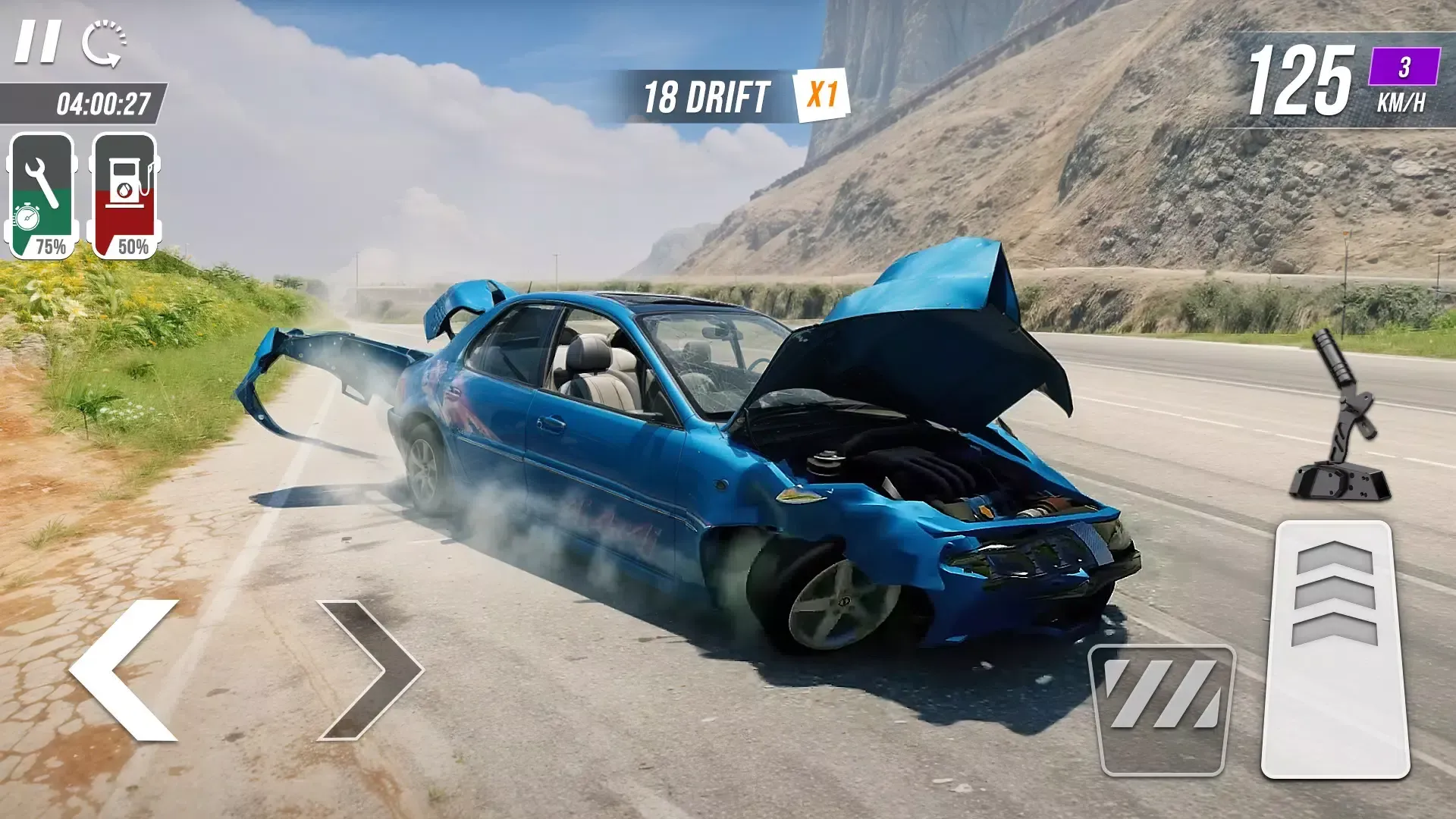 真实汽车碰撞驾驶游戏3D