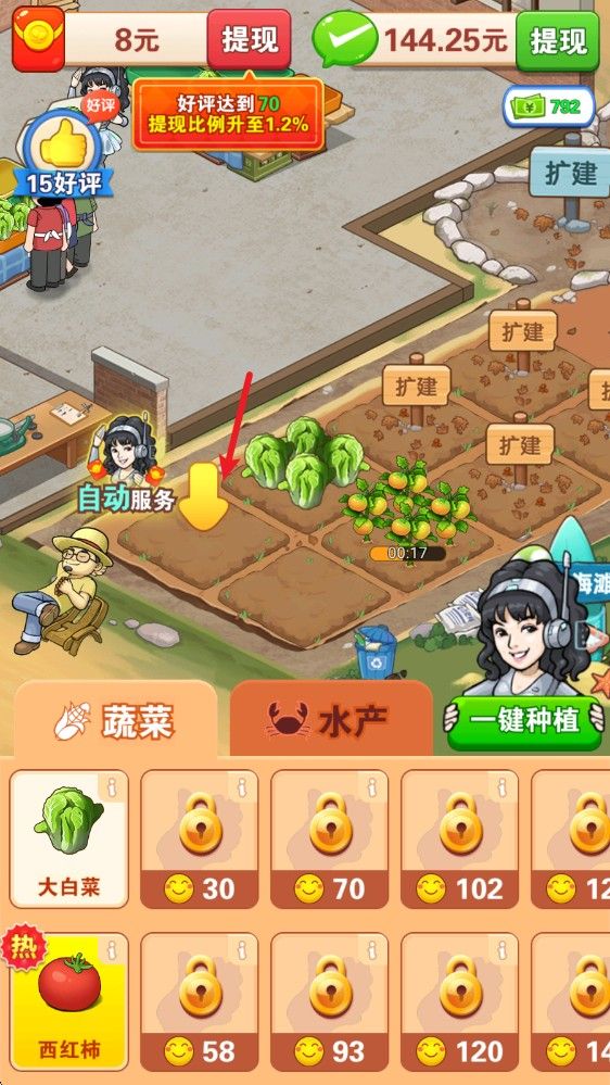 乡村幸福生活小游戏