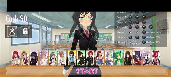 高中女生战斗模拟器41.0版本