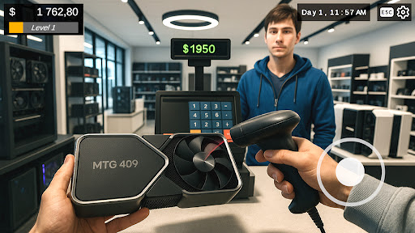 电脑游戏机商店模拟器手游截图0