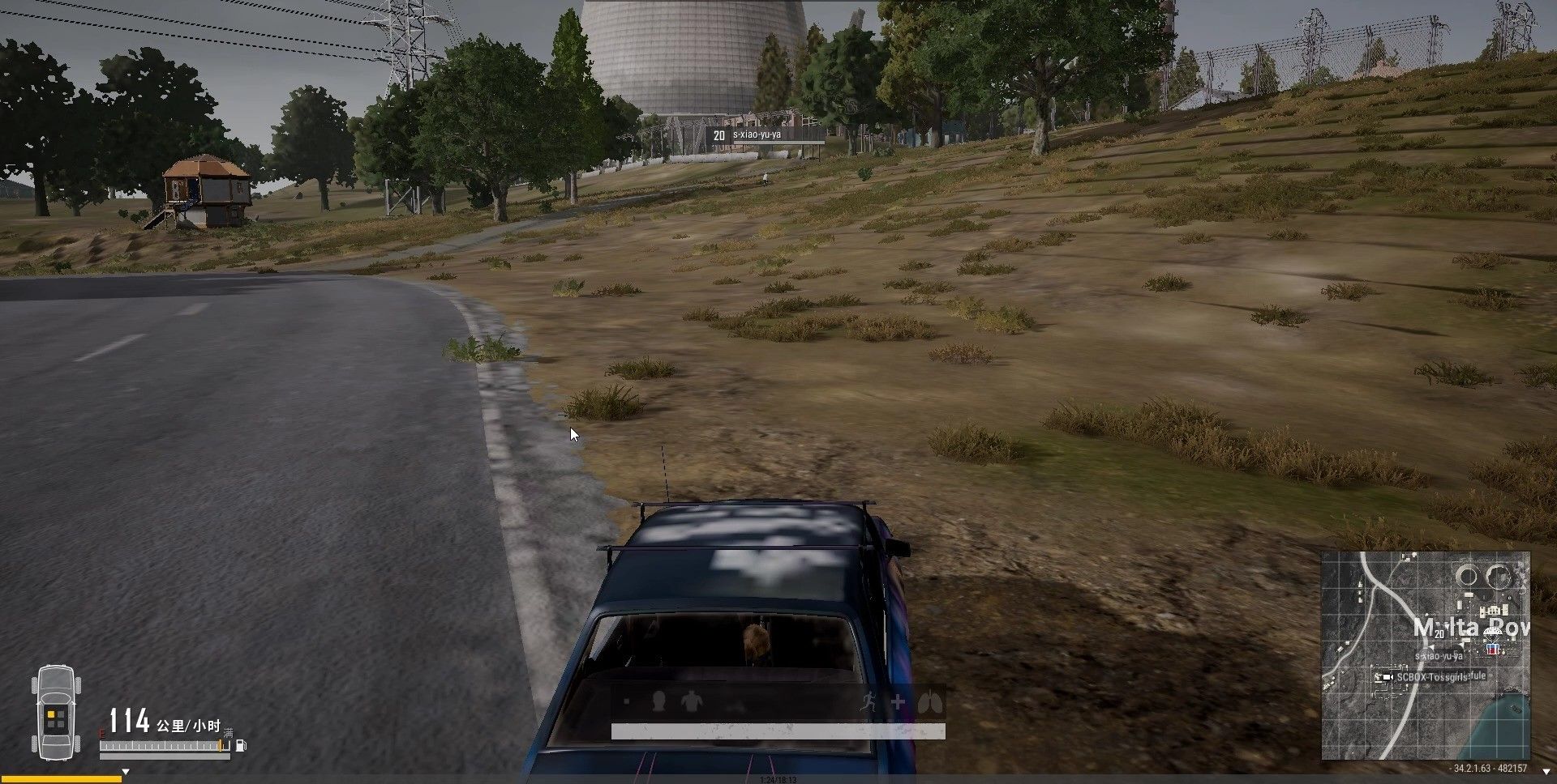 绝地求生在车里怎么打不中人