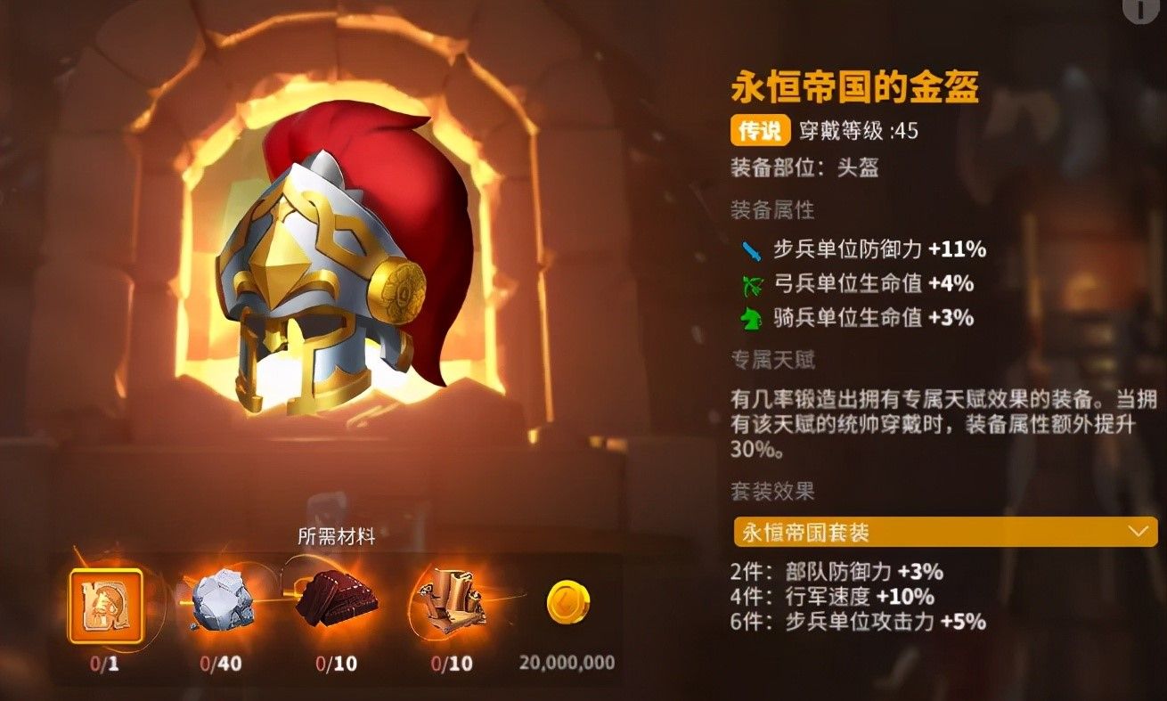 万国觉醒永恒帝国套装怎么分开穿