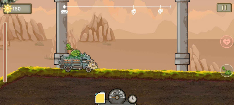 植物战车火山哥哥自制游戏截图2