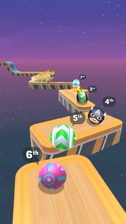 天空球赛(sky ball racing 3d)截图1