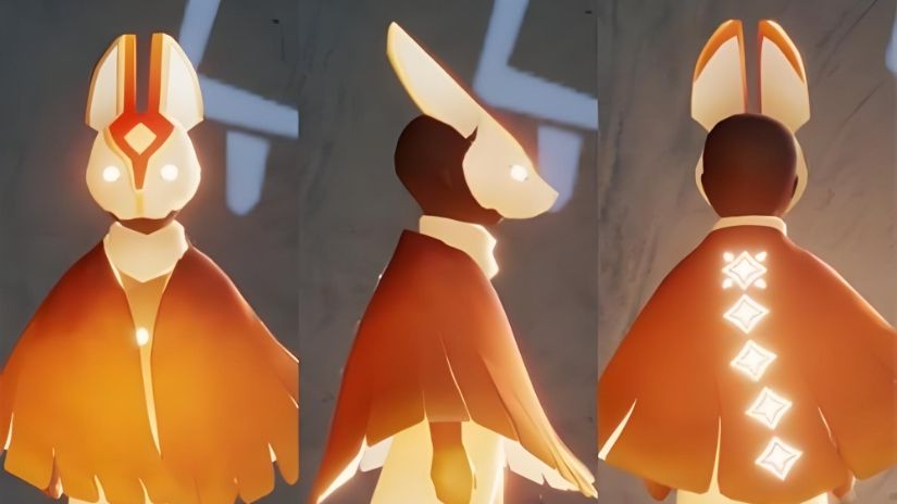 光遇邮差兔子面具怎么搭配