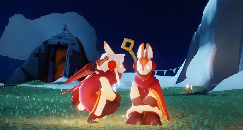 光遇邮差兔子面具怎么搭配