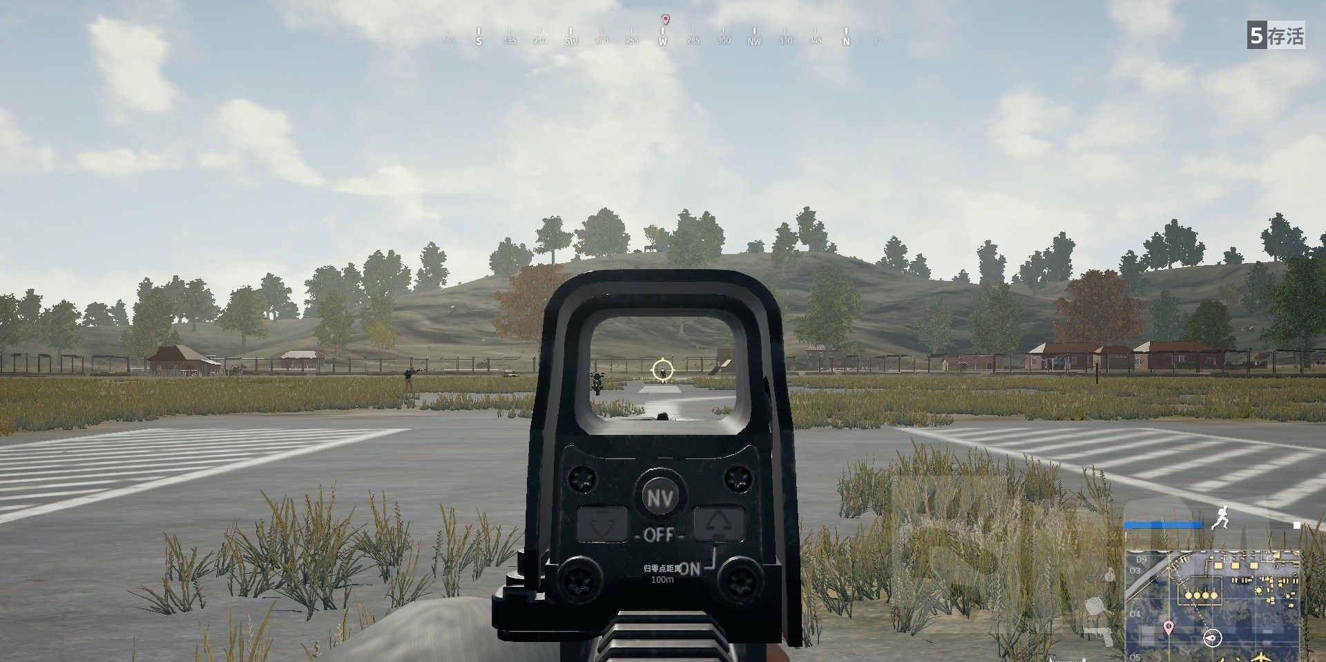 绝地求生怎么打中远处目标