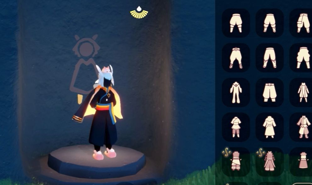 光遇黑脸怎么搭配帅