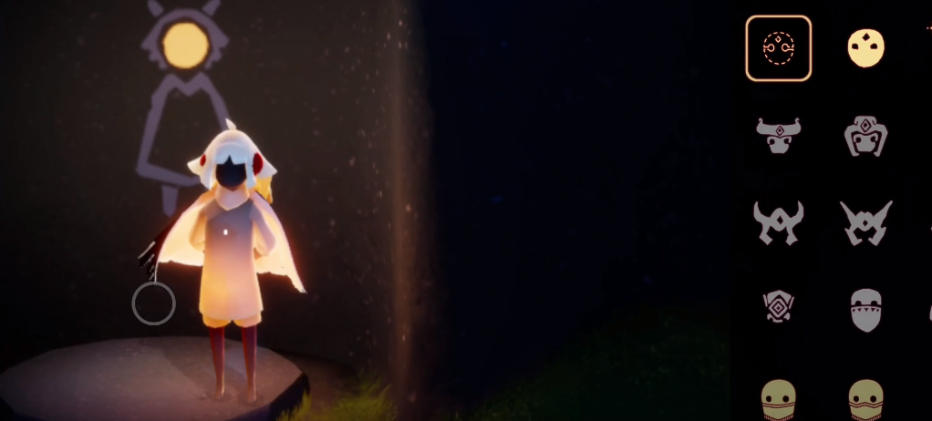 光遇黑斗篷配无脸怎么搭配