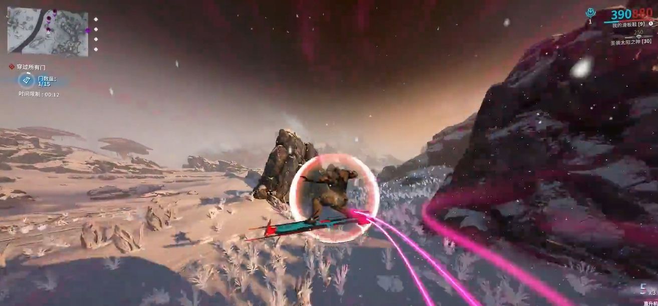 星际战甲滑板比赛怎么完成