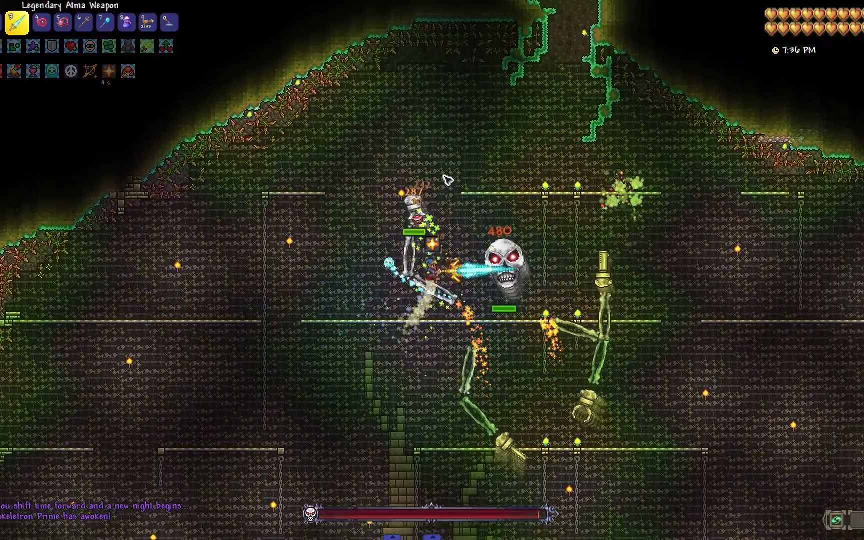 泰拉瑞亚手游怎么快速击杀机械骷髅王