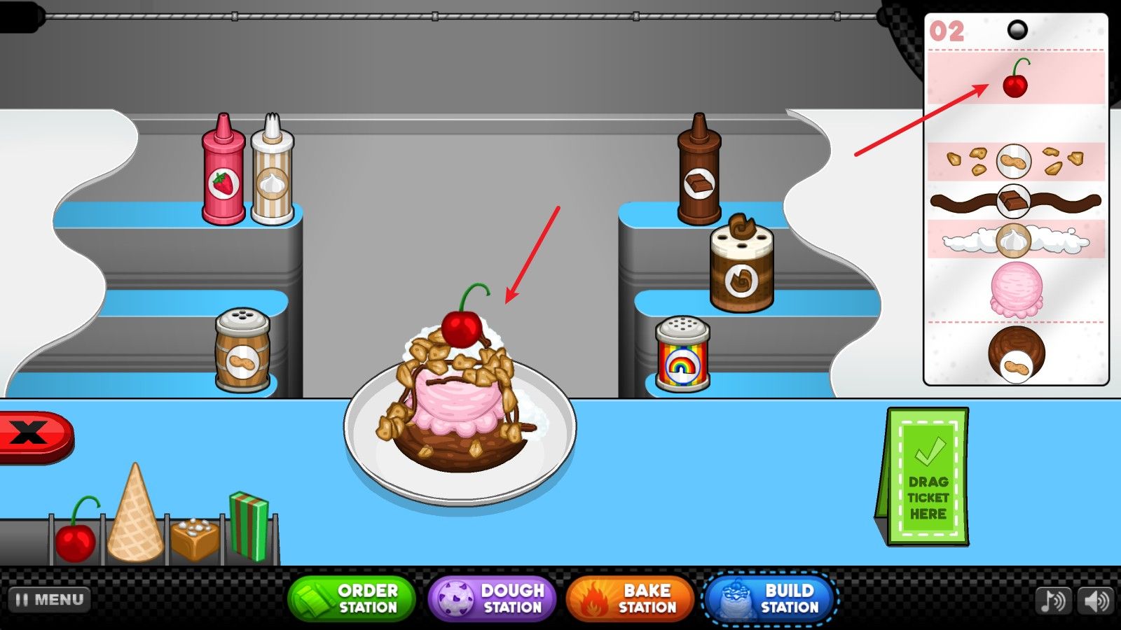 老爹饼干圣代店中文版