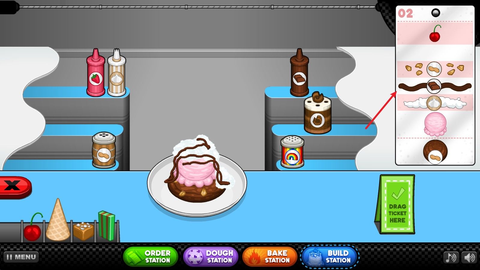 老爹饼干圣代店中文版