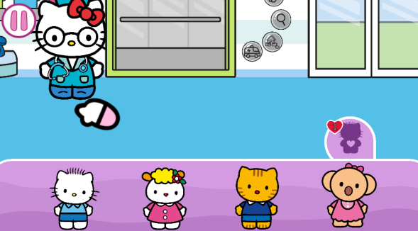 凯蒂猫儿童医院游戏