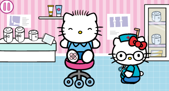凯蒂猫儿童医院游戏